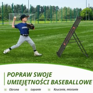 LIANTRAL siatkówka rebound siatka, piłka nożna rebound siatka, baseball, siatkówka przenośny sprzęt do treningu, strzelanie, przesyłanie i kontrola treningu rebound cel, 1,2 x 1,4 m - Image 4