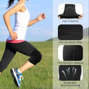 flintronic Ochraniacze na kolana do siatkówki, 1 para, do tańca, siatkówki, ochraniacze na kolana, gruba gąbka, pogrubienie, ochrona kolizji, unisex, do tańca, koszykówki, tenisa, jogi, MTB, sportu (L - Image 4